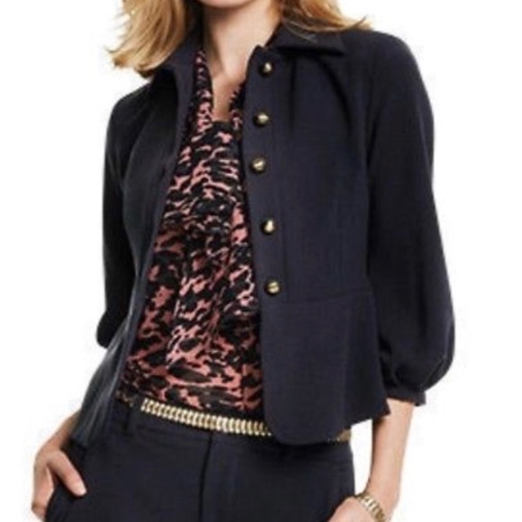 CAbi | Black Abbott Peplum Jacket Blazer - Picture 3 of 7